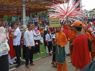 Meriahkan HUT RI Ke-79, Kuansing Gelar Karnaval Tingkat TK, SD dan SLB